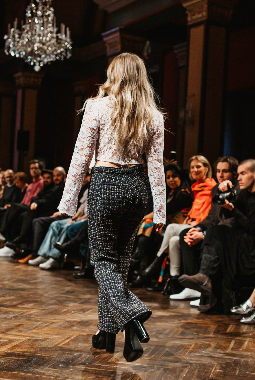 Boucle Pants Blue