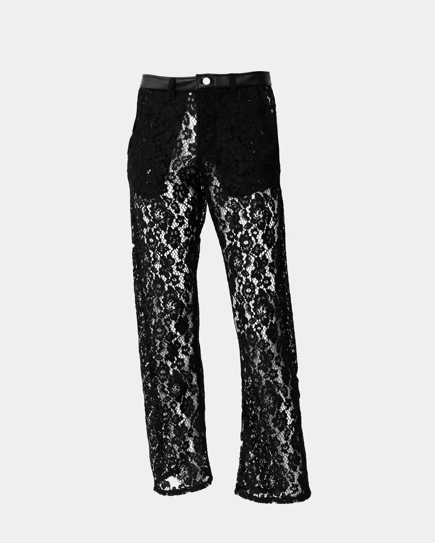 Lace Pants Black