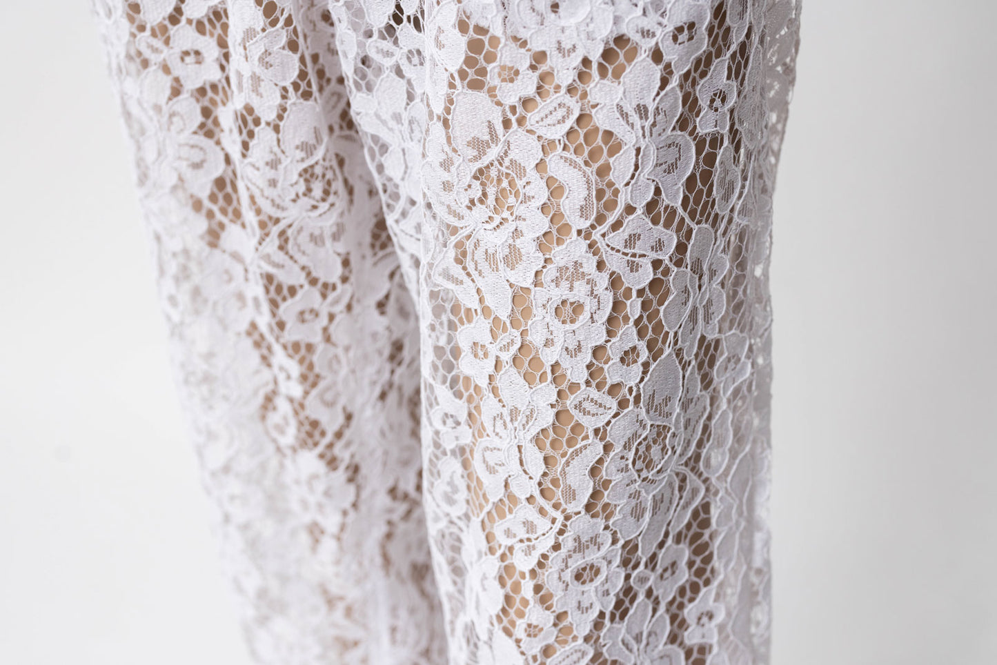Lace Pants White