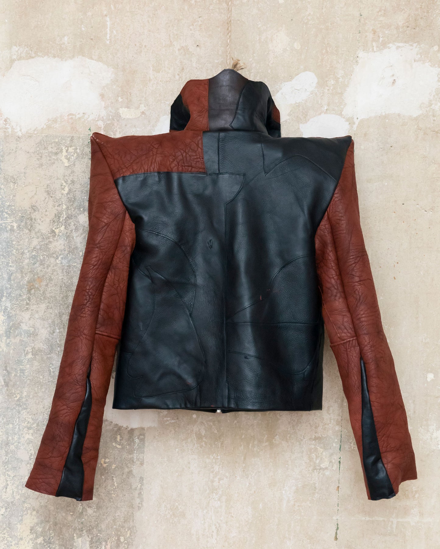 Vamp Jacket Leather Patchwork