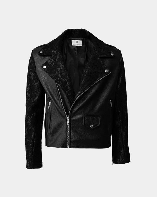 Lace&Leather Biker Jacket